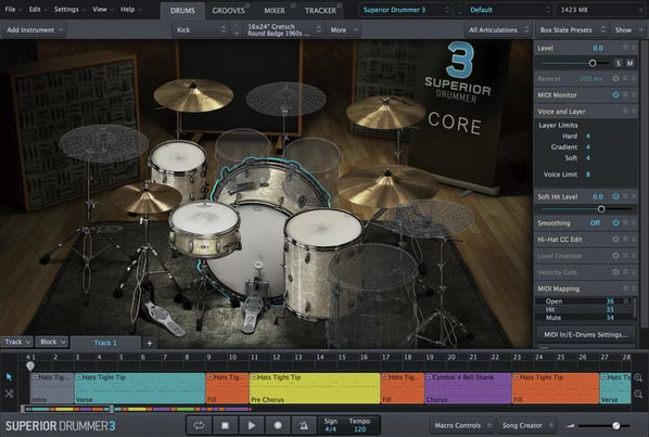 Toontrack Superior Drummer 3 & EZdrummer 2 Bundle